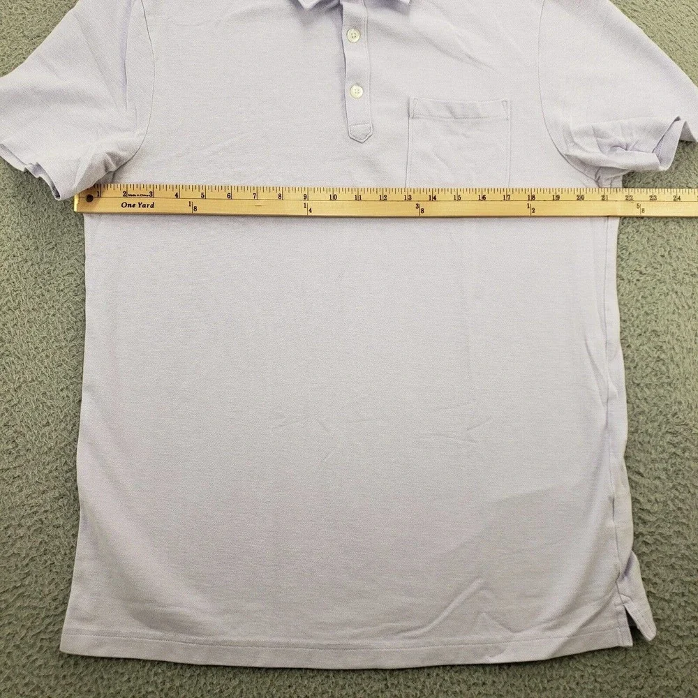 Banana Republic Shirt Mens Large Purple Short Sleeve Casual Preppy‎ Classiccore